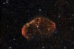 Crescent Nebula (NGC 6888, Caldwell 27, Sharpless 105) Crescent Nebula (NGC 6888, Caldwell 27, Sharpless 105)
